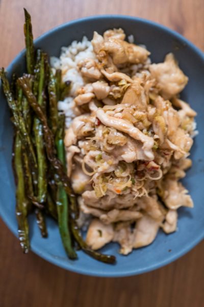 Make Spicy Lemongrass chicken recipe, an easy takeout recipe for a weeknight dinner from The Taste Edit #recipe #food #asian