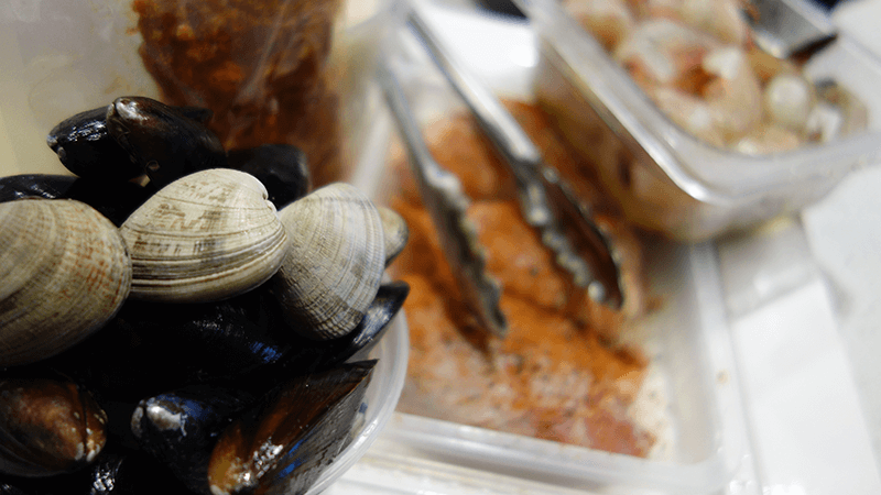 containers of ingredients
