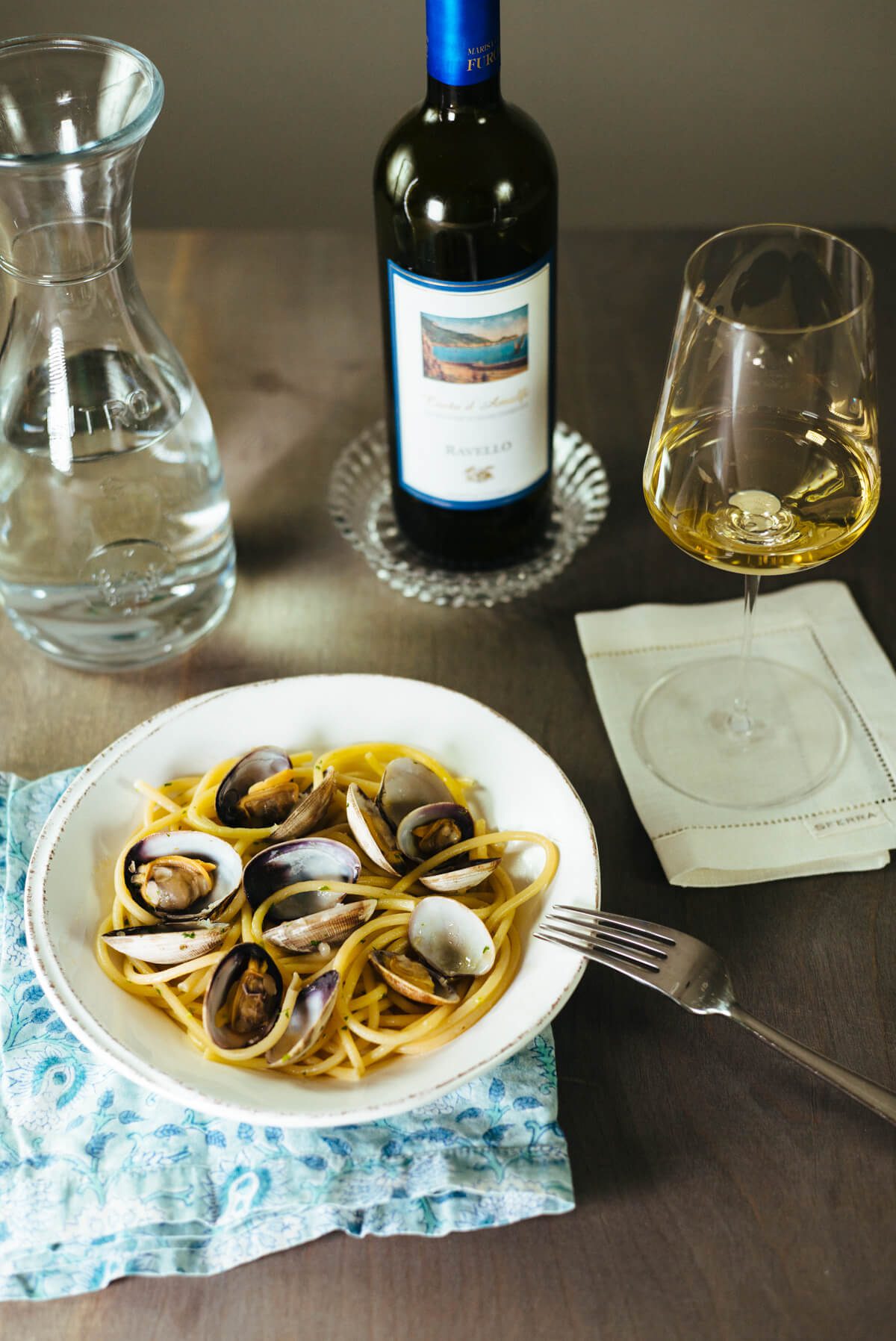 pasta with clams