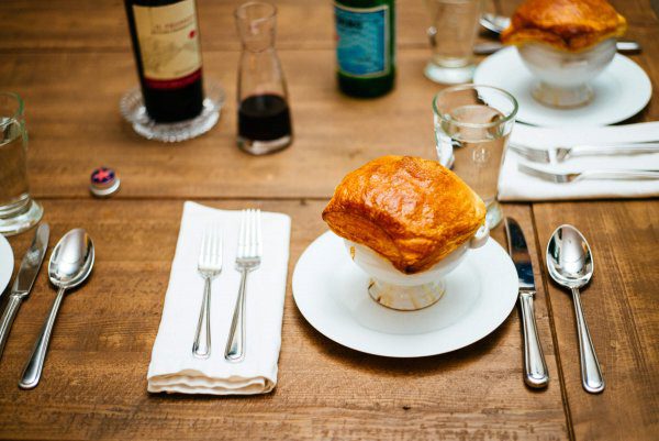 Bistro Jeanty tomato soup en croute is perfect for the fall or winter