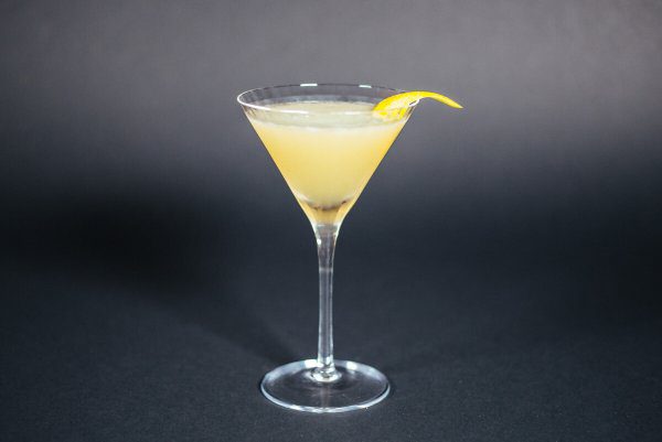 classic sidecar cocktail served in a martini glass