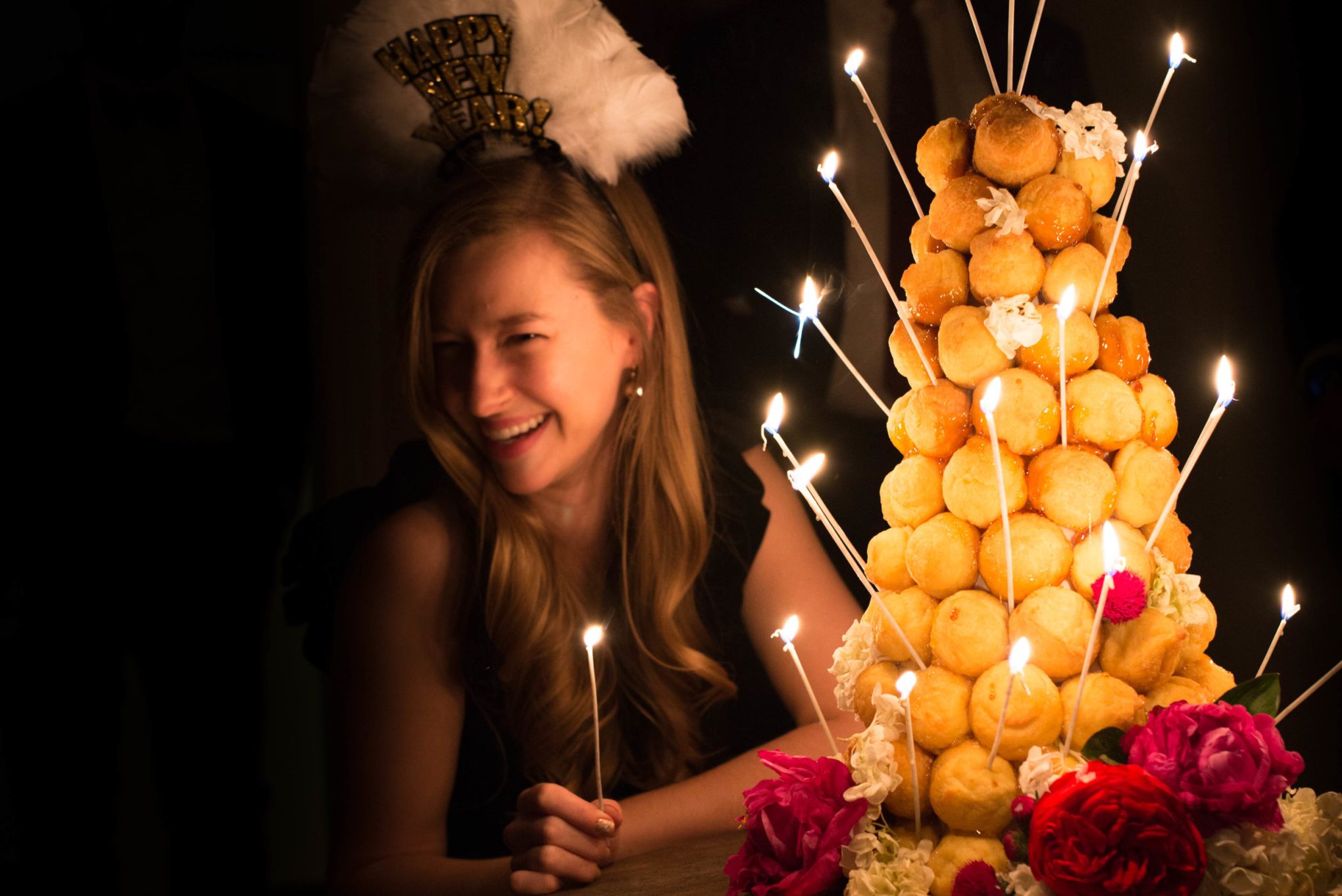 Make a croquembouche for parties, birthdays, or new years eve parties, thetasteedit