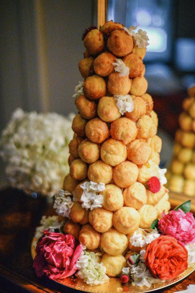 Make your own croquembouche for Inspiration for your New Years Eve party with champagne and lobster