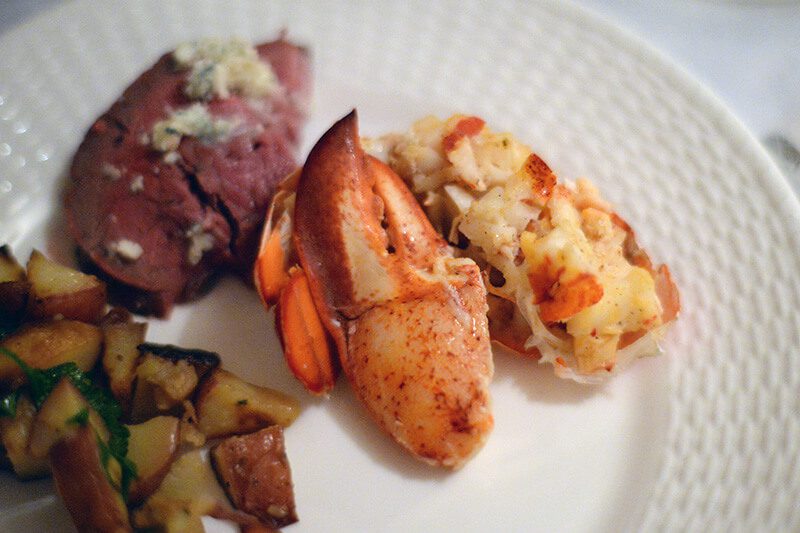 lobster on the half shell