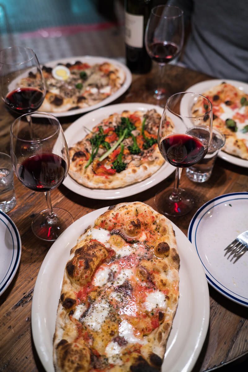 The Taste Edit recommends ordering one of the pinas as or pizza at best Italian restaurant in San Francisco, visit montesacro pinseria in San Francisco.