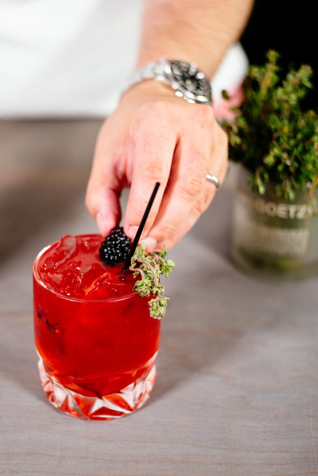 Blackberry Elderflower Gin and Tonic The Taste Edit