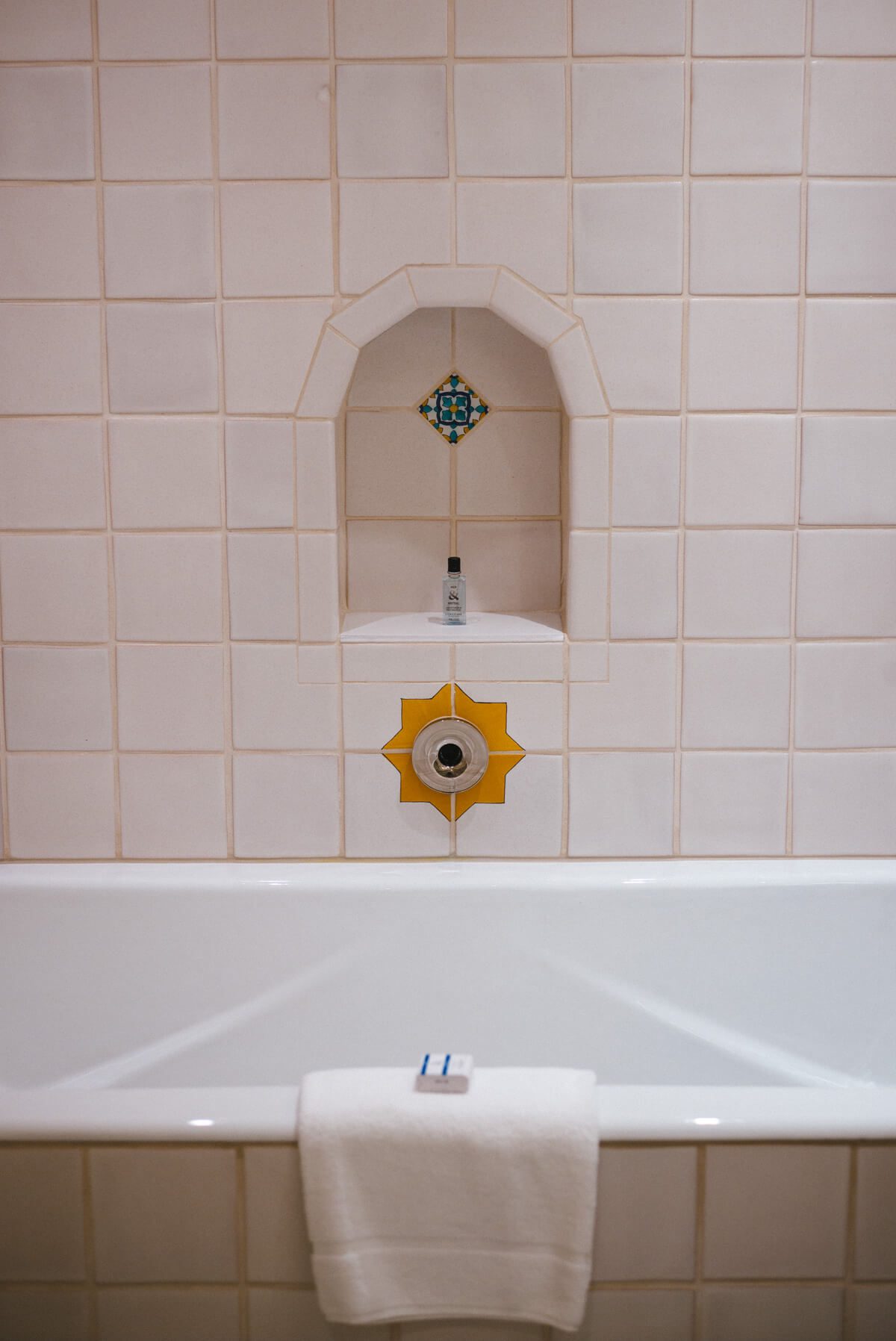 Bathroom bathtub in our room at The Four Seasons Biltmore Santa Barbara