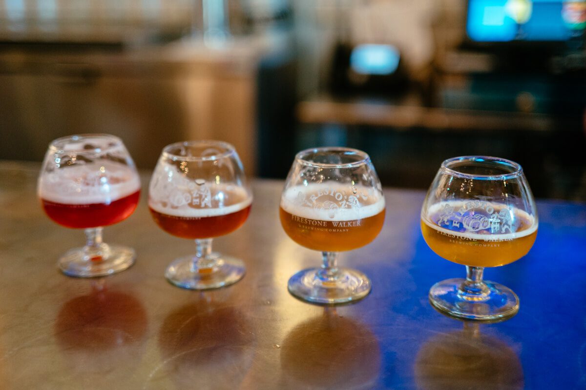 Beers at Firestone Walker's Barrelworks