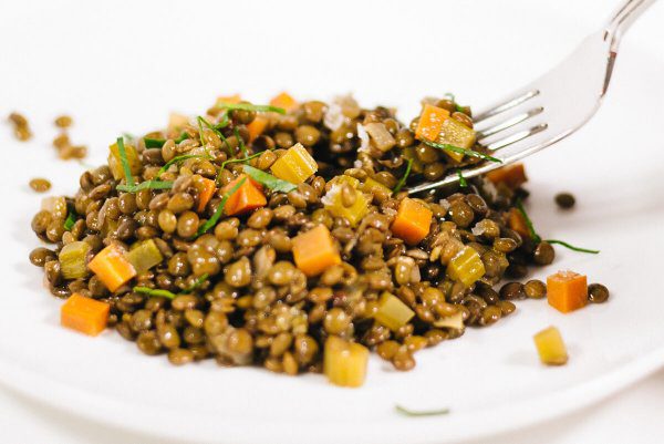 French lentil salad is simple to make