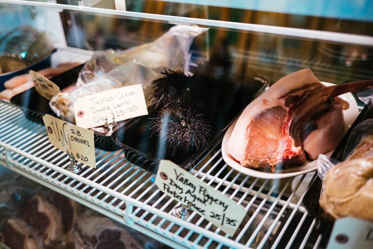 At Industrial Eats you can buy and bring this home or have them cook it for you including meat, fish, and shellfish