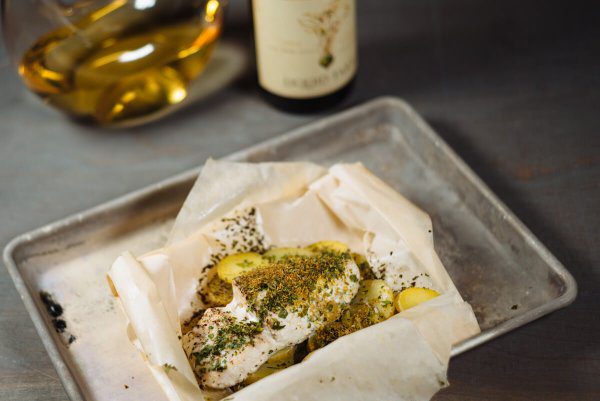 The Taste Edit loves to make halibut and these paper parchment bags are simple to use