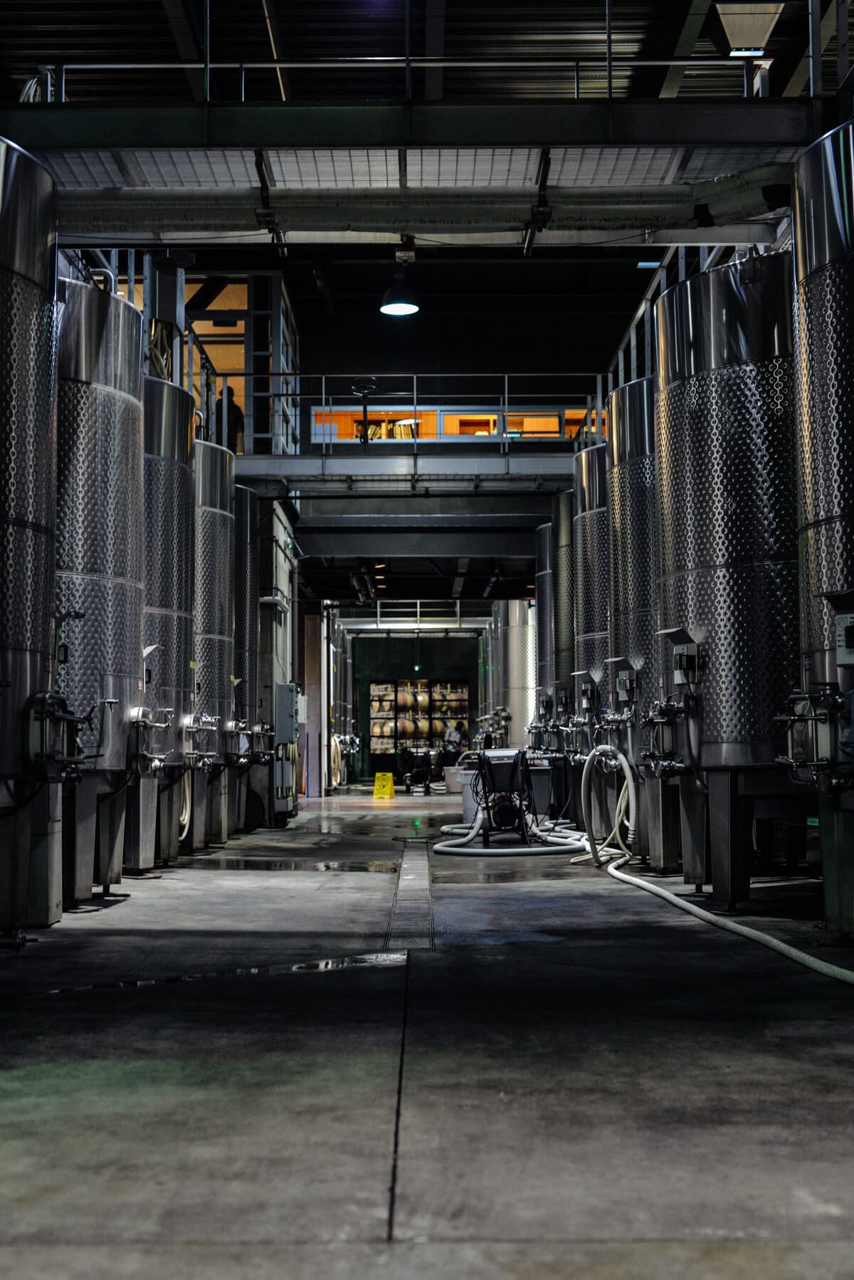 The Taste Edit touring Quintessa Winery's production facility