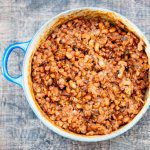 The barbecue baked beans at Zuzu are delicious and simple to make at home.