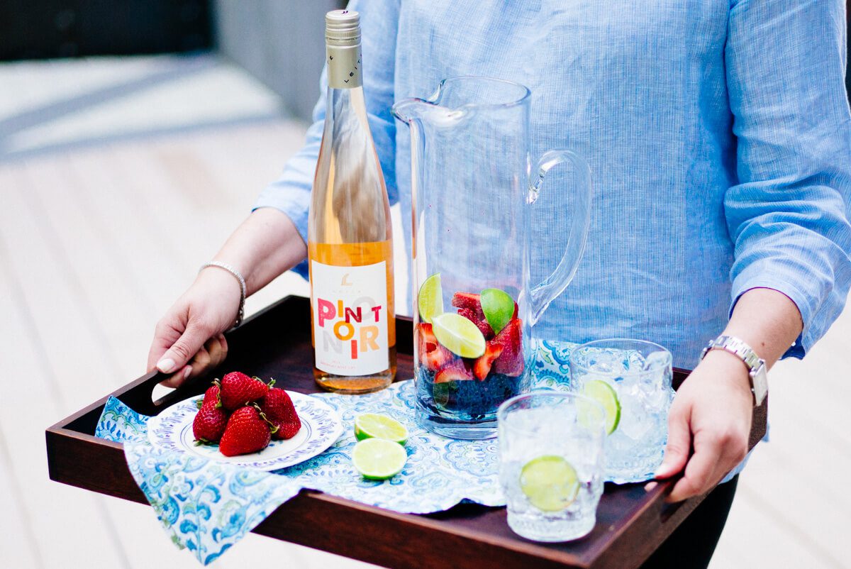 The Taste Edit Makes Rose Sangria