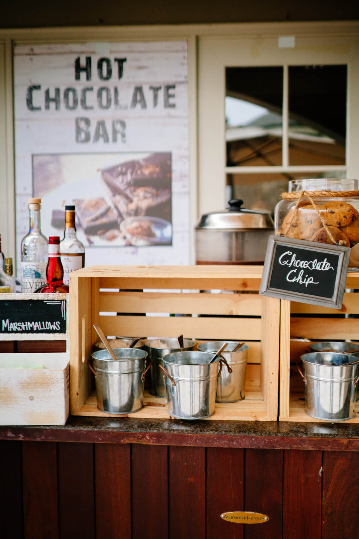 Hot chocolate bar at The Ritz-Carlton Half Moon Bay