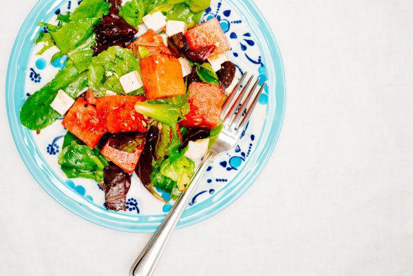 Watermelon Ricotta Salata Salad is great for summer picnic, grill, or bbq