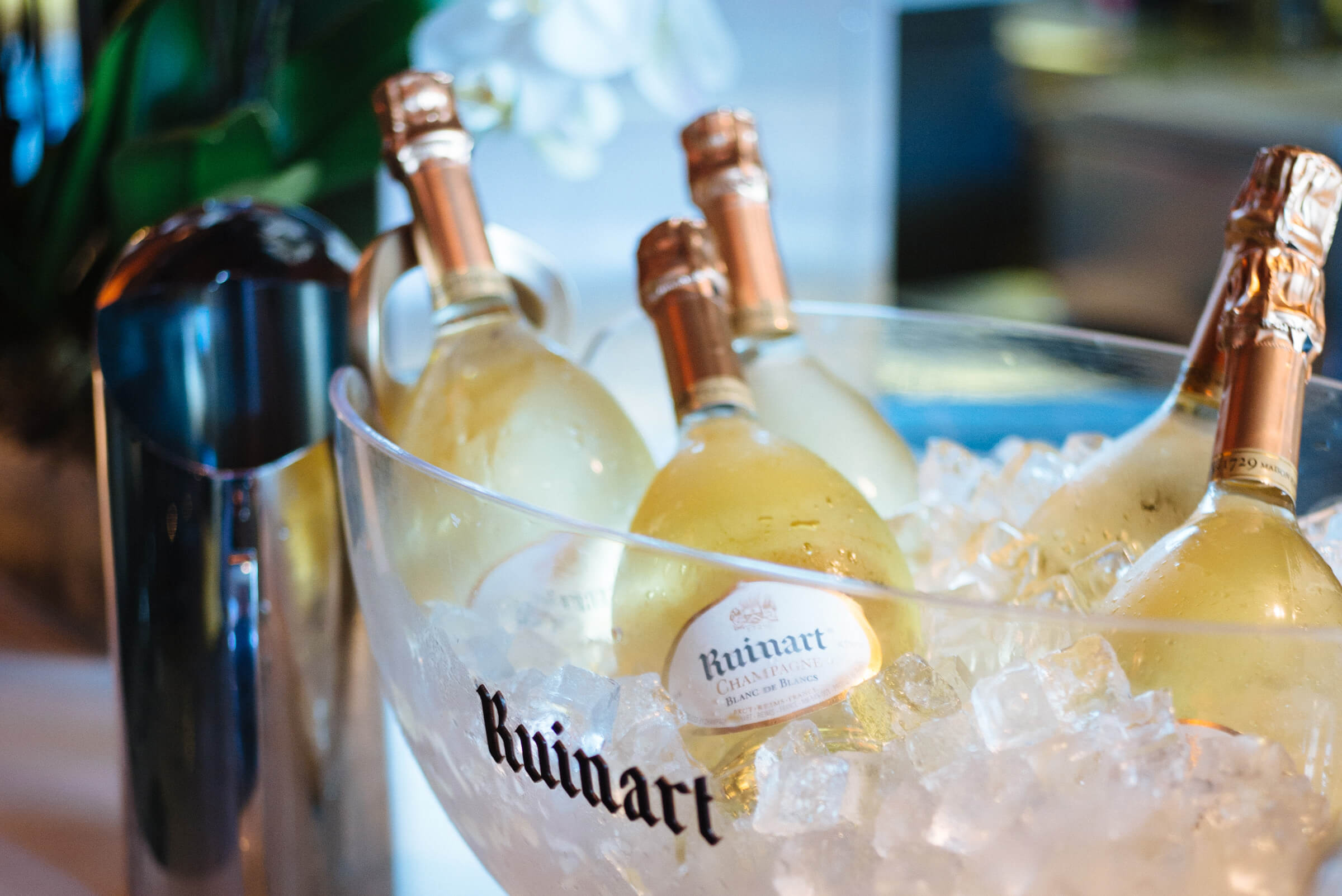 Ruinart champagne is a fabulous way to start a party 