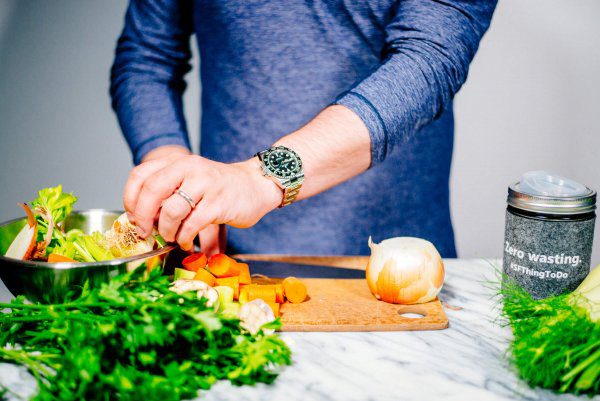 Urban composting is San Francisco is important while cooking and making stock with The Taste Edit