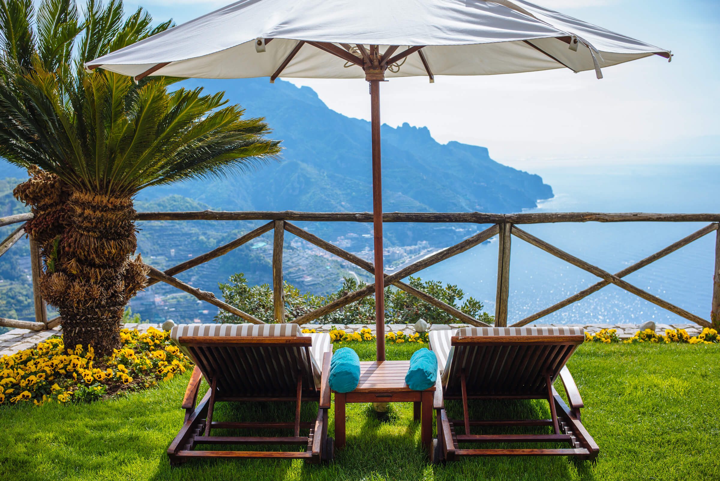 The terraces of Palazzo Avino in Ravello, The Taste Edit