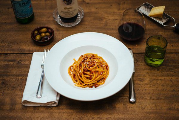 The Taste Edit makes their pasta all'amatriciana recipe