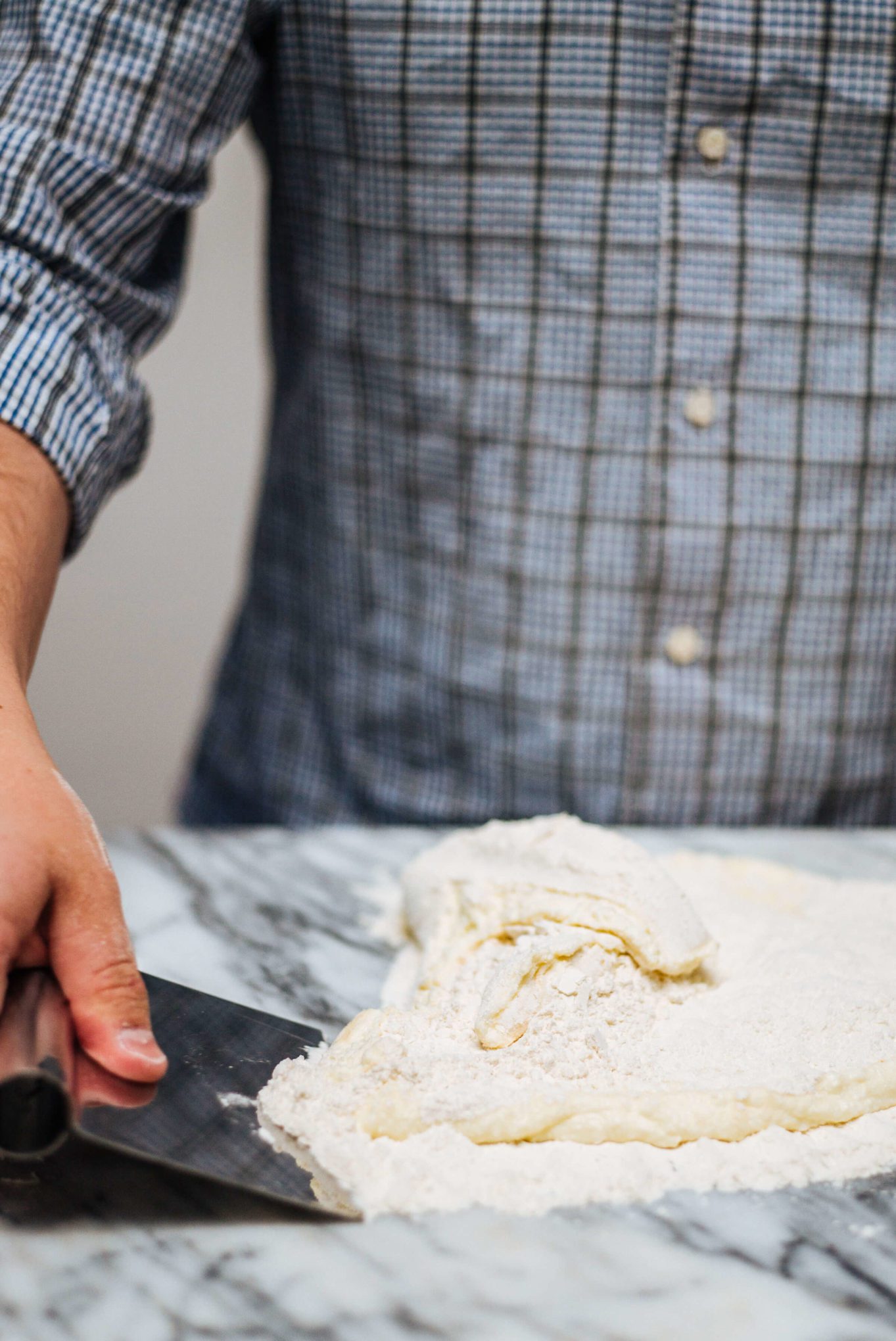  how to make Ricotta Gnocchi: mixing