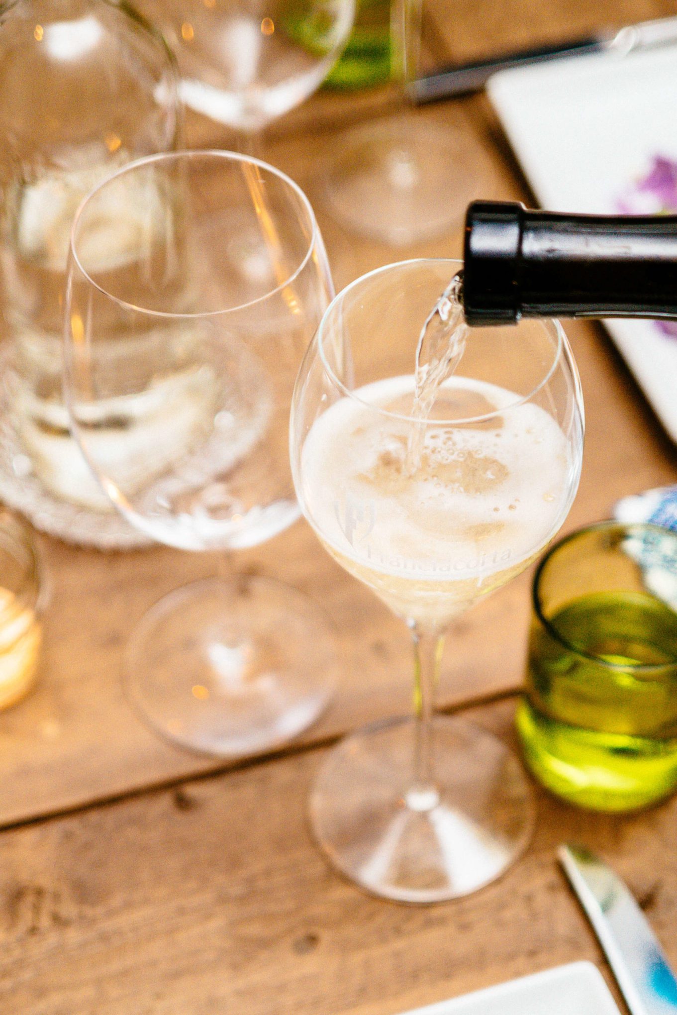 Franciacorta sparkling Italian wine
