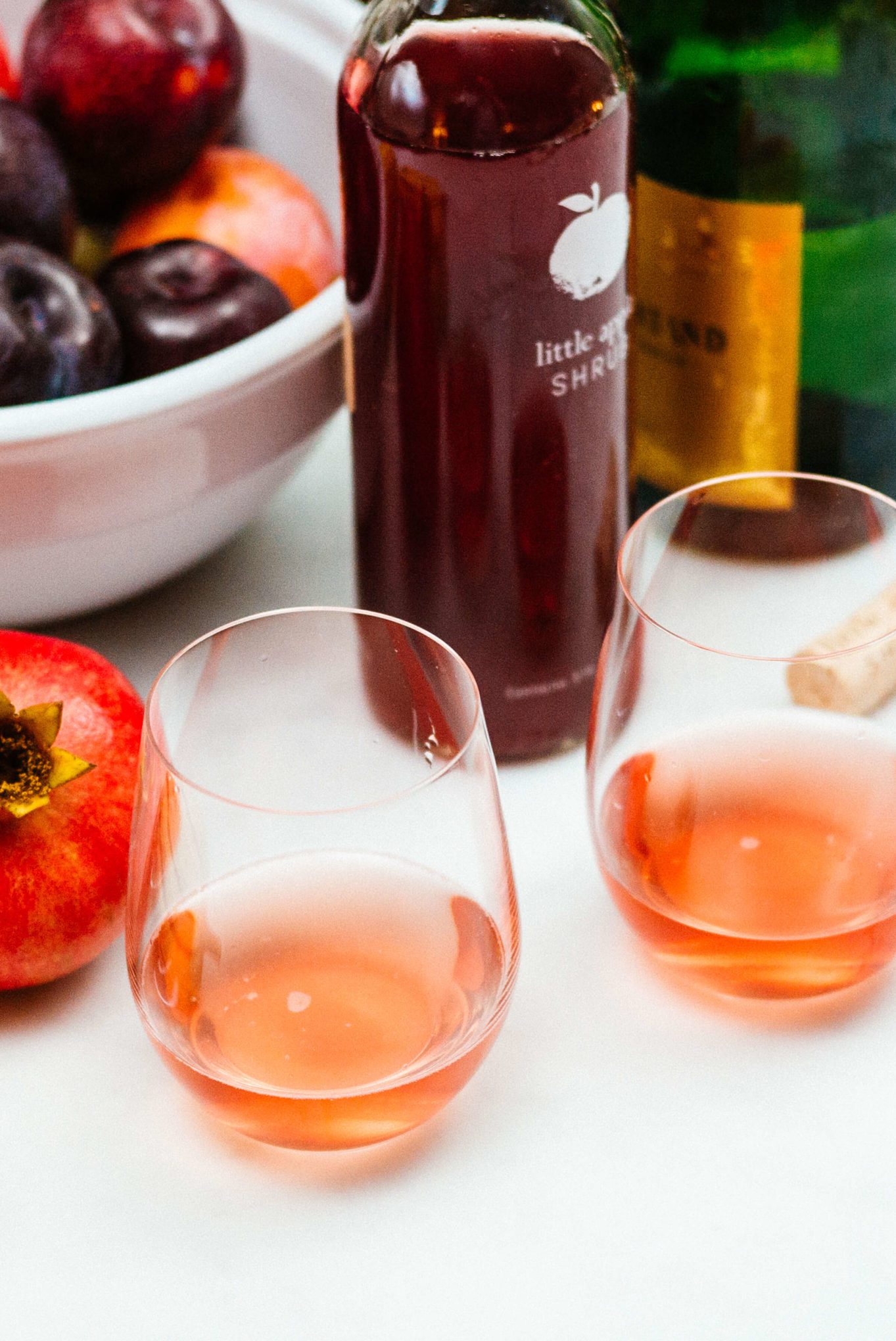 This light cocktail shrub and bubbles is perfect for your holiday party