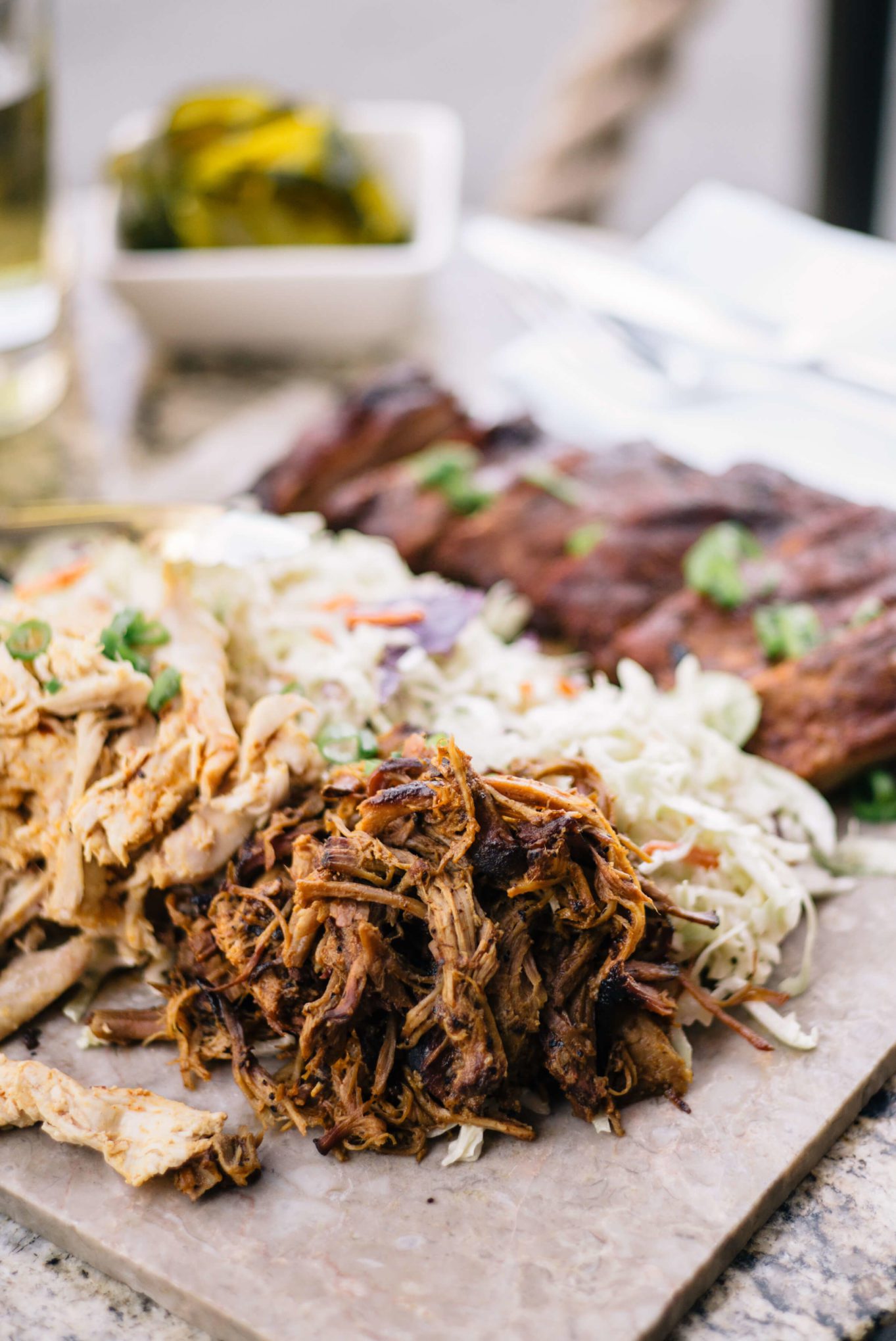 Pulled pork on the platter The Taste Edit visits Bounty Hunter Wine Bar & Smokin' BBQ in Napa