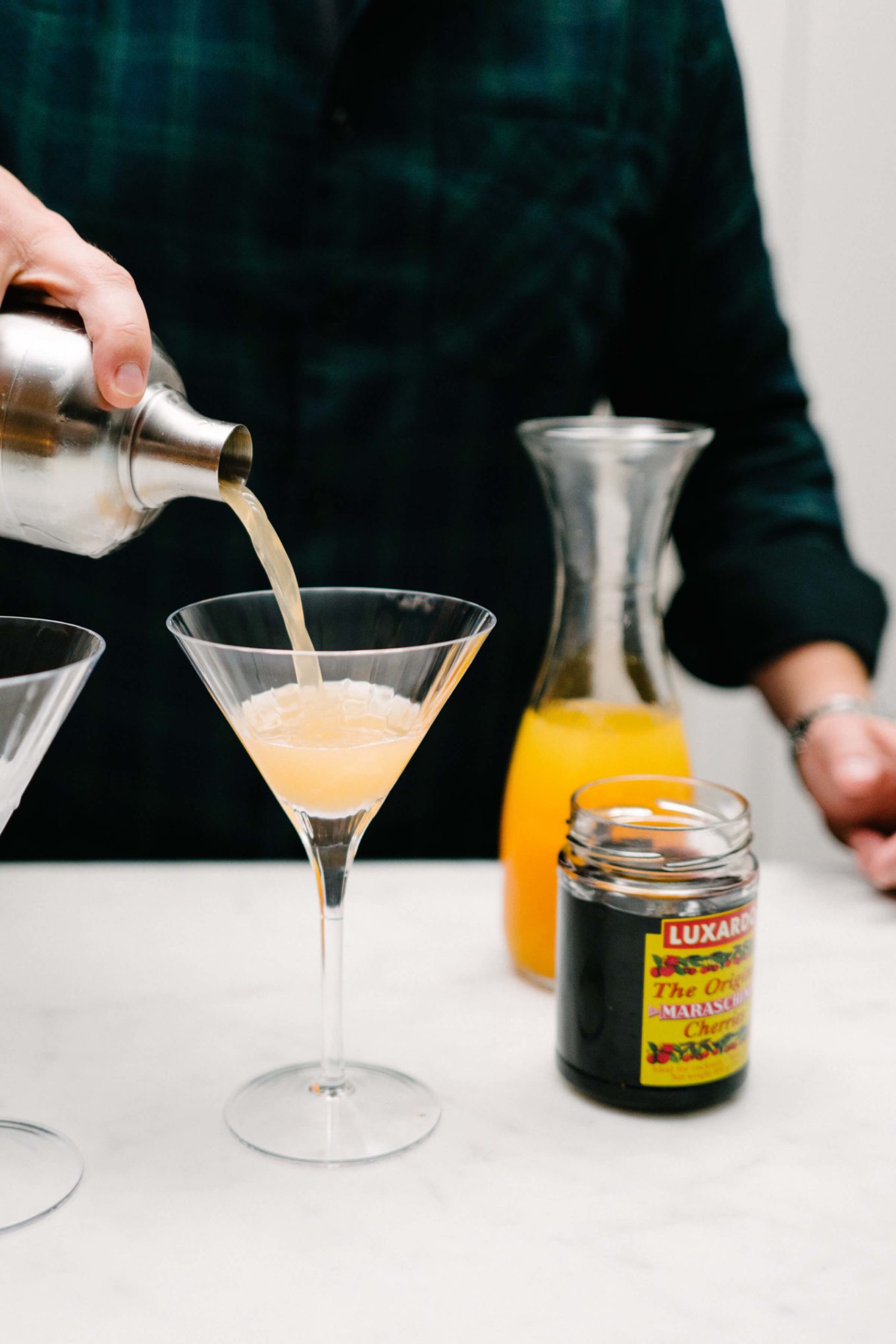 Making The Abbey Cocktail from the Savoy Cocktail Book