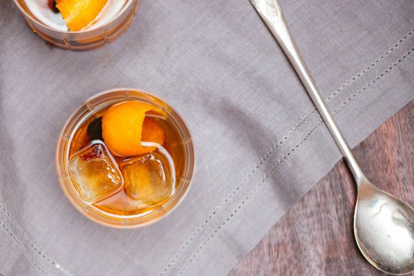 The Autumn Old Fashioned is a simple cold weather cocktail