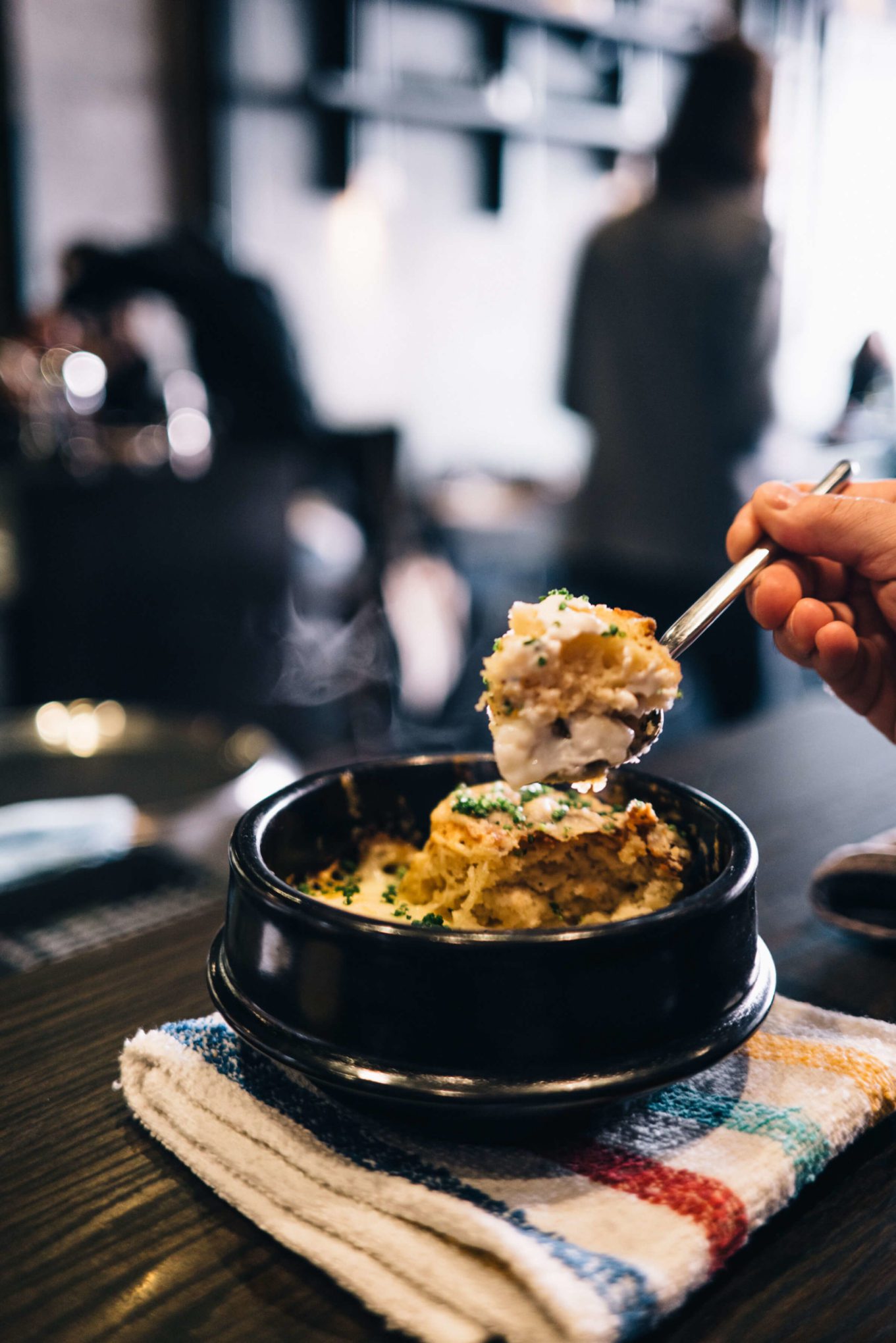 Roister's Biscuits and Gravy in Alinea's Chicago restaurant