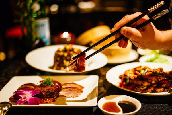 the taste edit tries the Traditional Pekin Duck at the shanghai terrace in chicago at the peninsula hotel