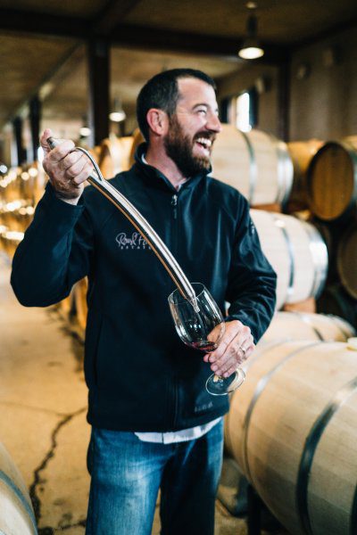 Wine Maker Muiris Griffin at Round Pond Estate Rutherford Napa and The Taste Edit