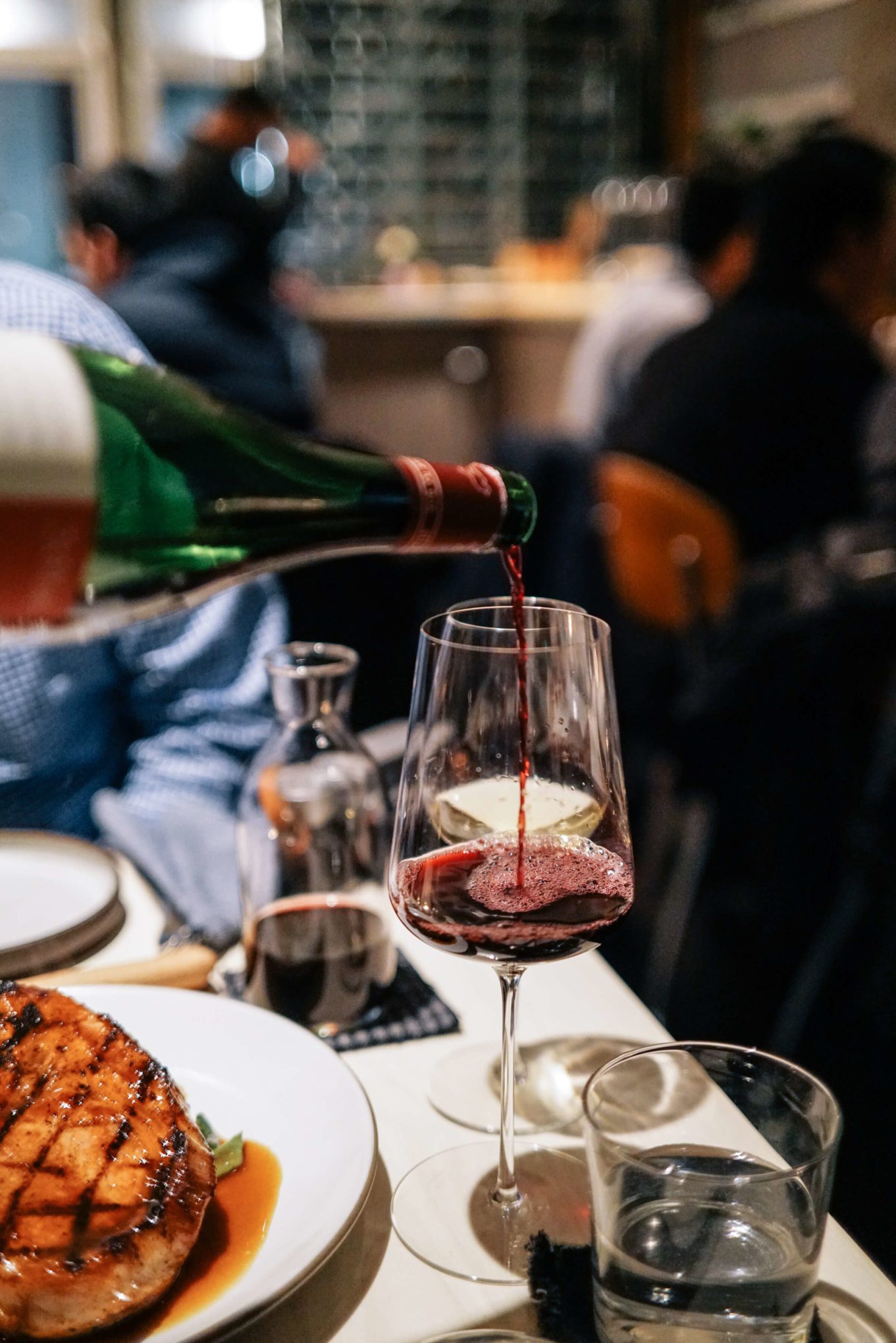 Pouring wine at The Morris restaurant in San Francisco - The Taste Edit
