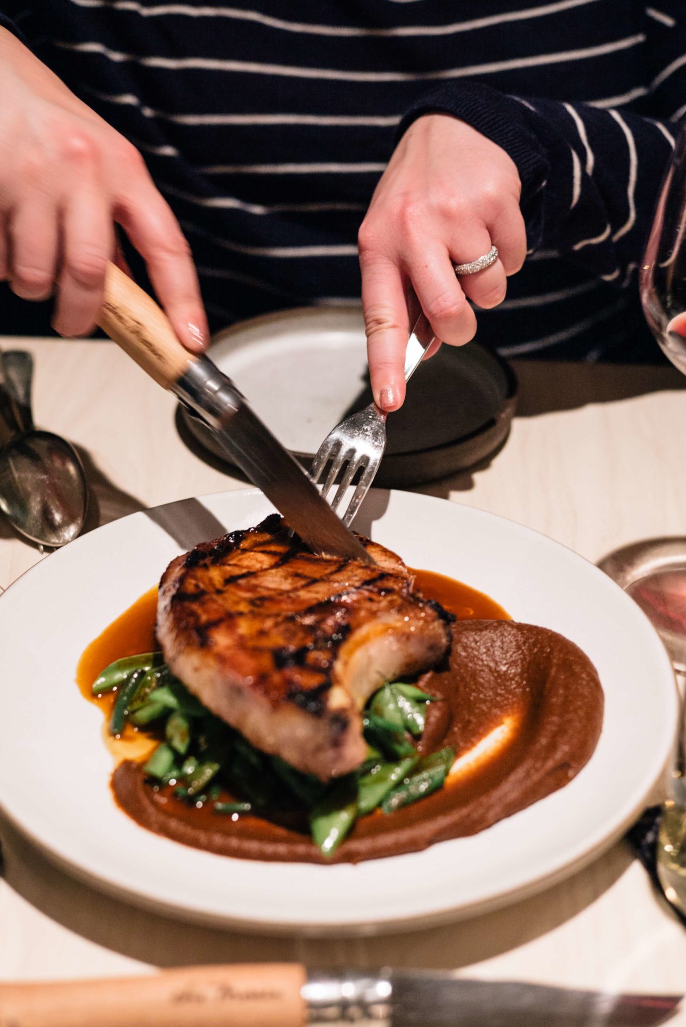 Pork chop at The Morris restaurant in San Francisco - The Taste Edit