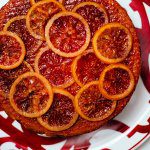 The Taste Edit uses Chef'n measure up measuring glasses to make a blood orange campari cake topped with homemade candied oranges