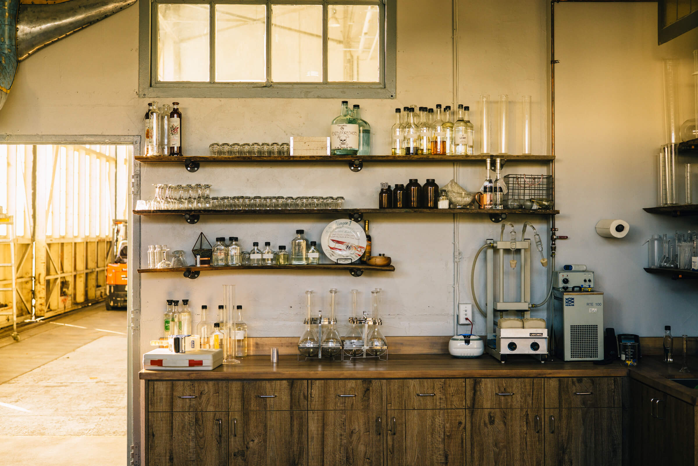  Caley Shoemaker's lab The Taste Edit visits the Hangar 1 Vodka Building in Alameda for a tour and tasting