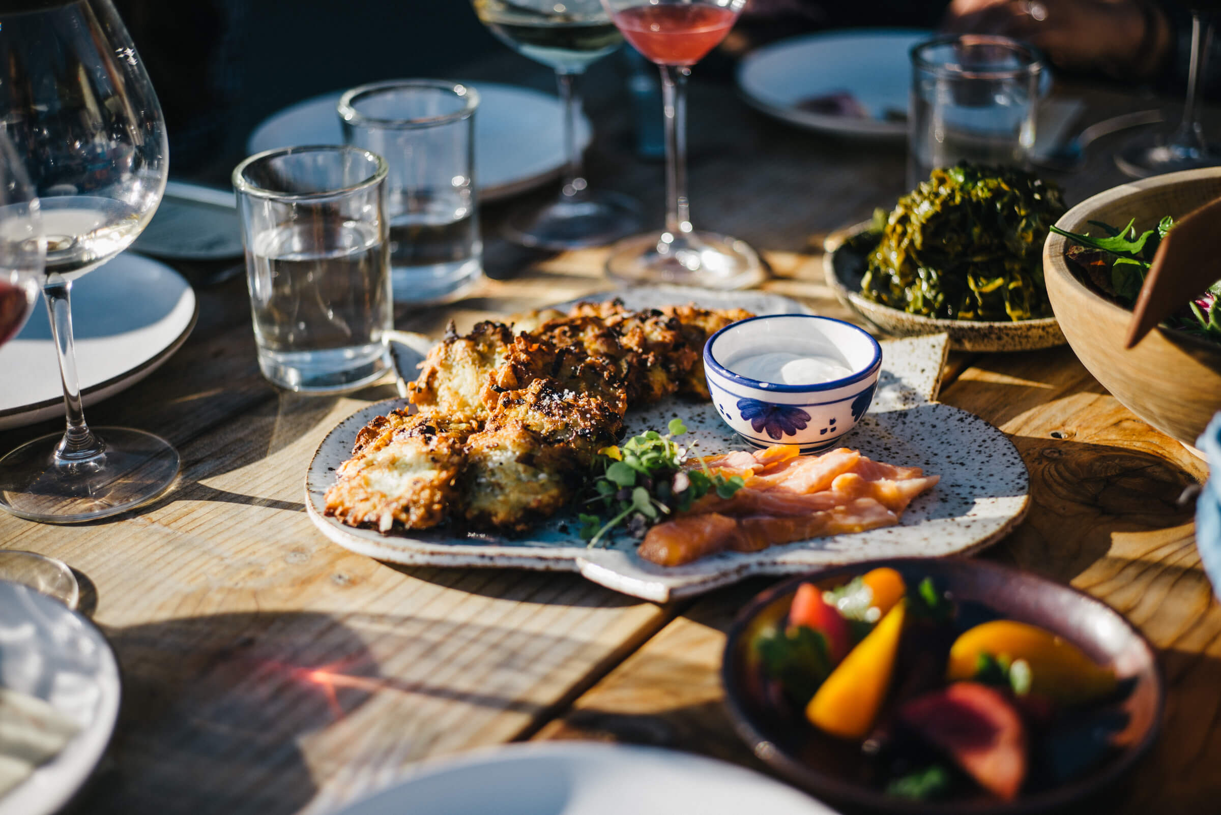 Grandma Ruthie's Latkes from Emma Lipp The Taste Edit visits Scribe Winery Old Hacienda in Sonoma