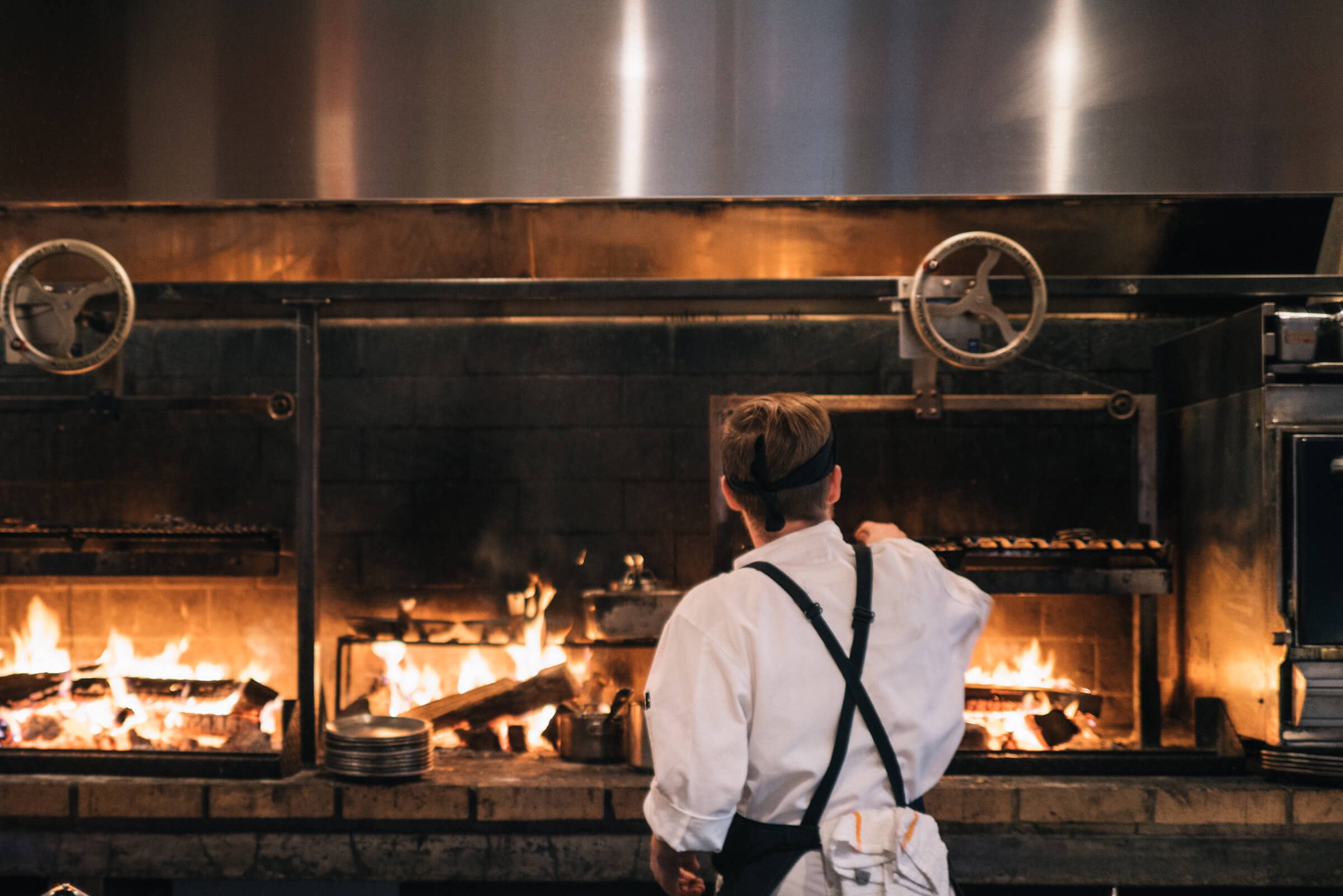 Open Wood Fire at Lena Brava restaurant in Chicago, The Taste Edit