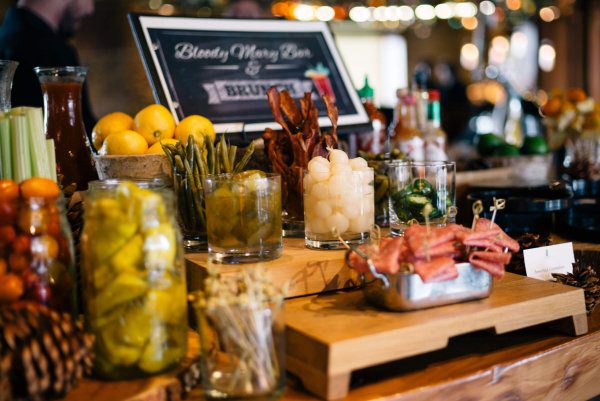 Bloody Mary and Mimosa bar at Brunch at Manzanita at The Ritz-Carlton Lake Tahoe CA, The Taste Edit