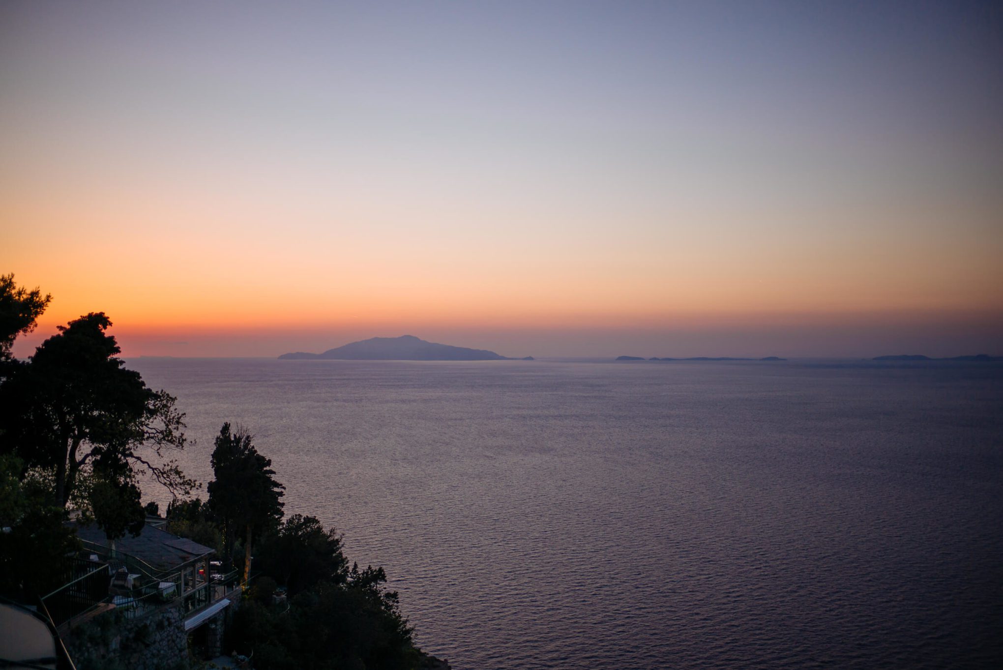 Terrace at Hotel Caesar Augustus in Capri is the perfect place to watch the sunset - says The Taste Edit