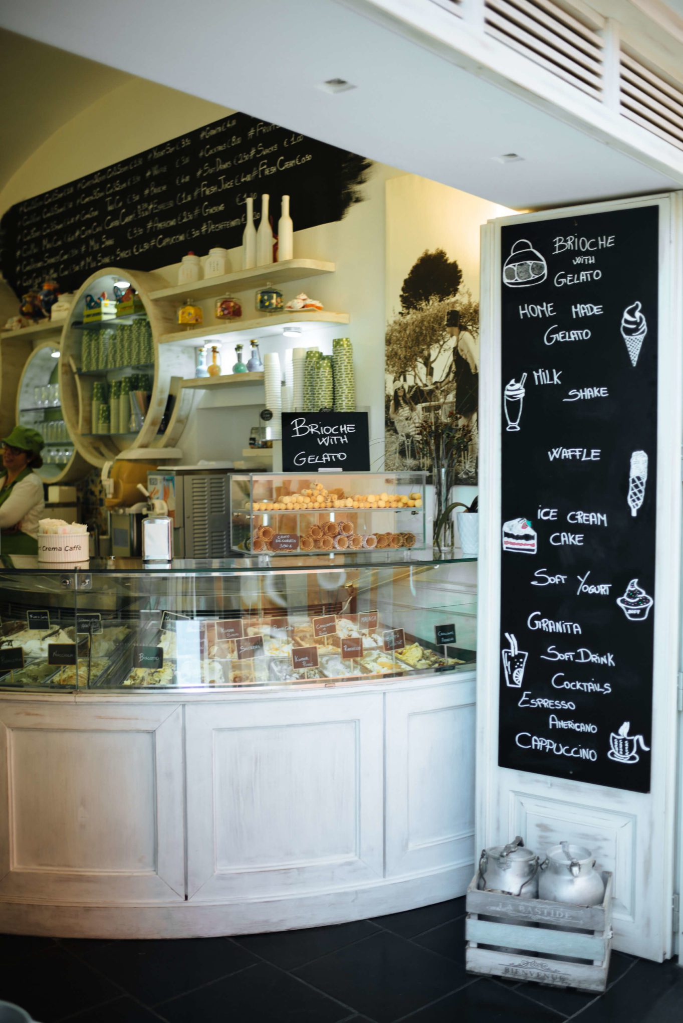 Ice cream shop in Anacapri, Italy, The Taste Edit