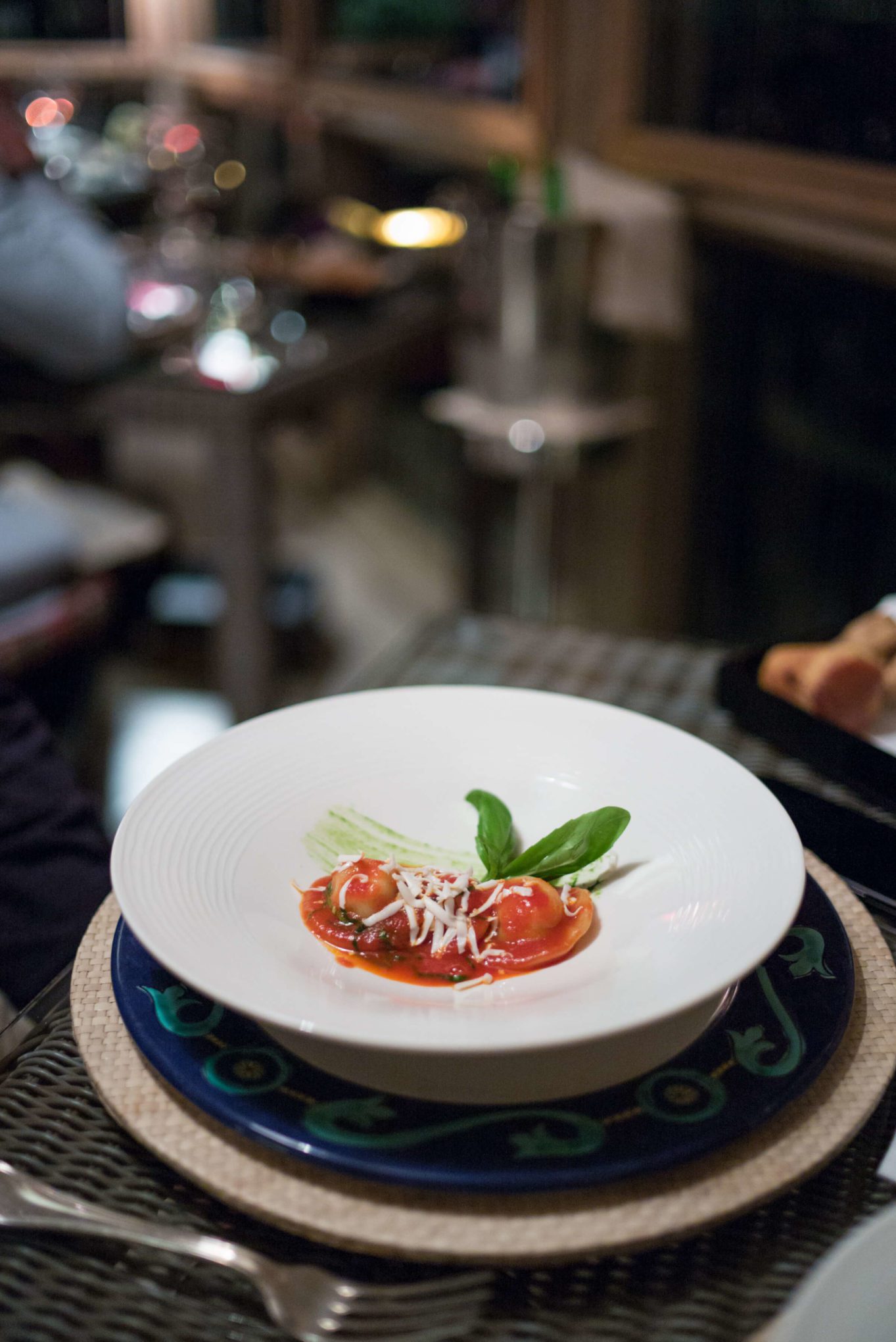 La Terrazza di Lucullo Hotel Caesar Augustus Capri Italy Caprese Stuffed Pasta The Taste Edit