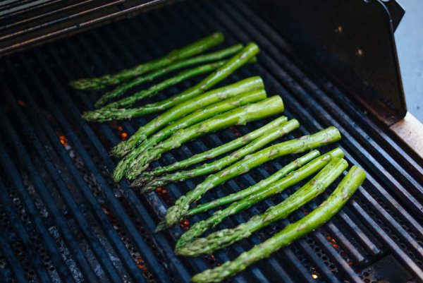 Grilled asparagus is an easy side dish in the summer for bbqs, The Taste Edit