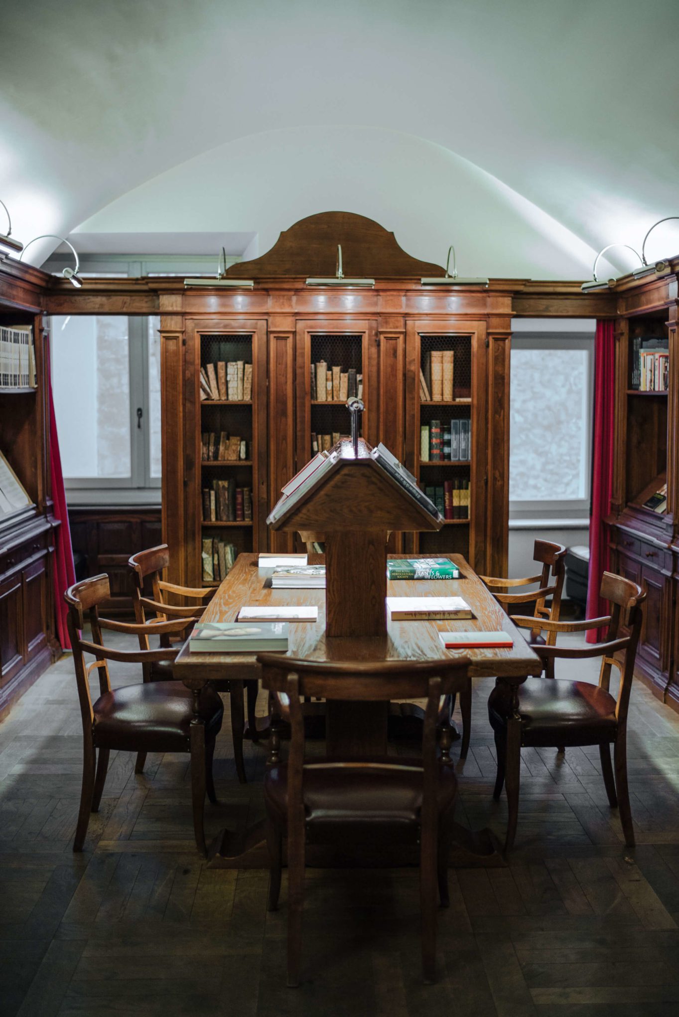 Library at Palazzo Seneca, Norcia Umbria, The Taste Edit