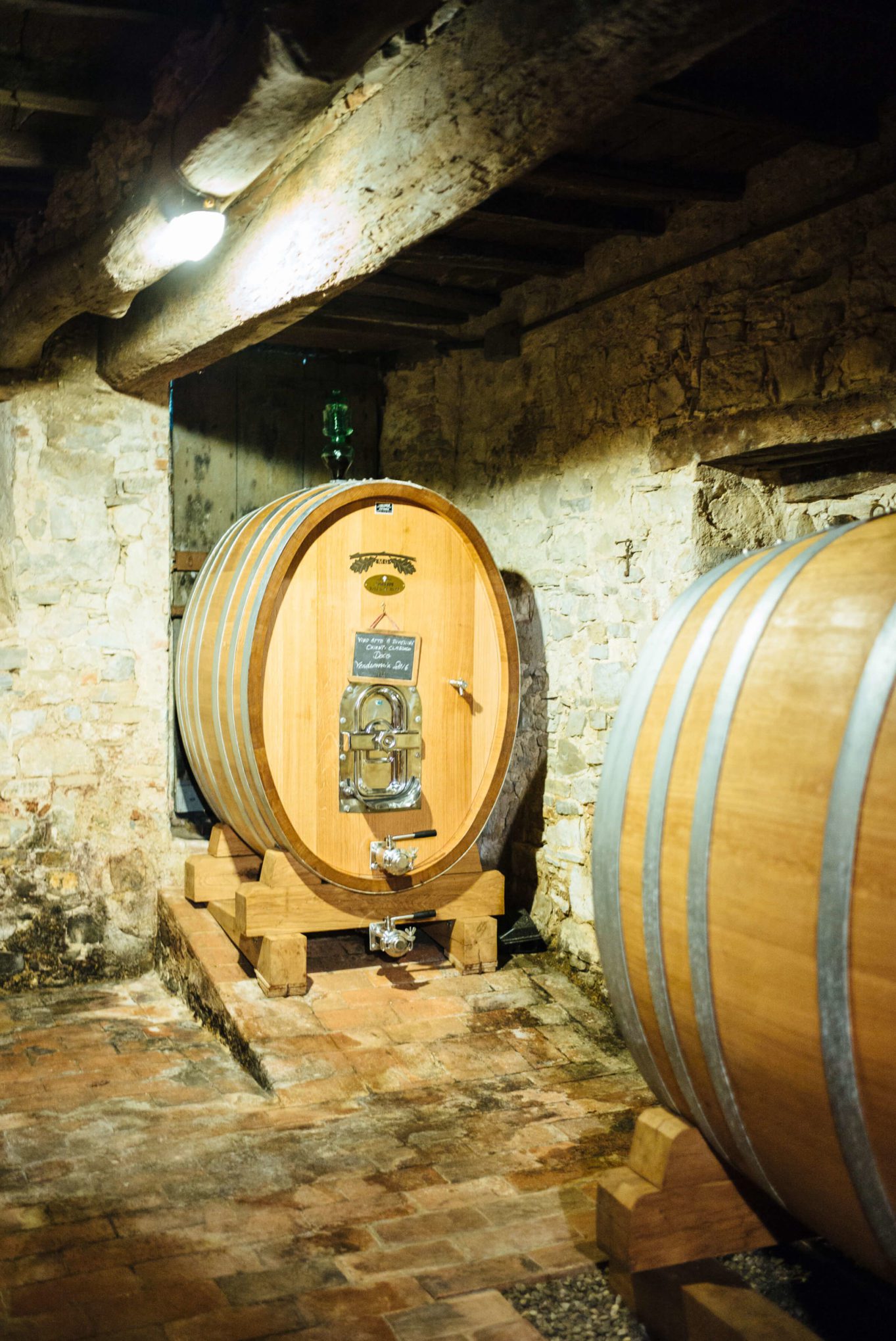 The wine barrels of Monteraponi Winery, Chianti, The Taste Edit