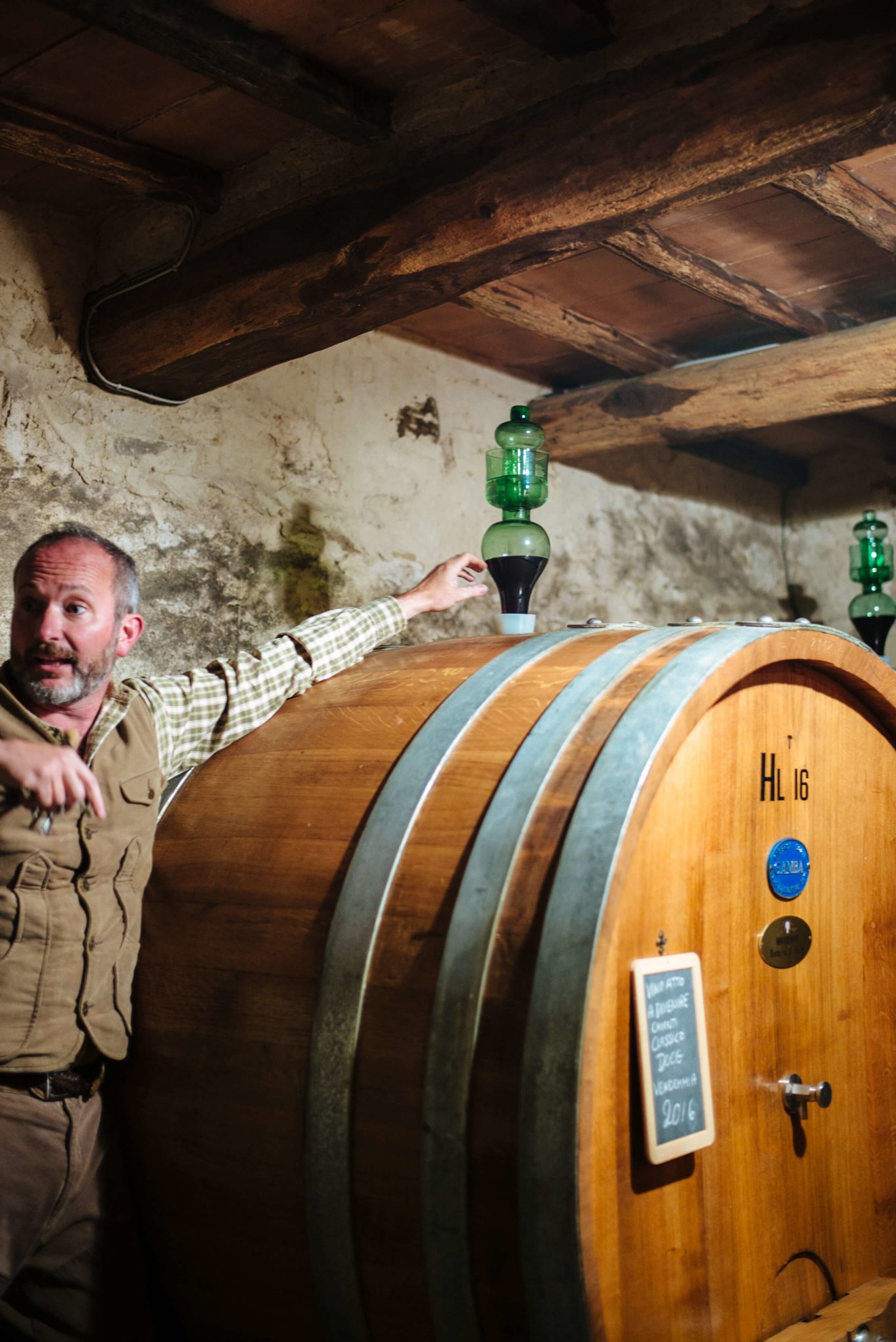 Michele at Monteraponi Winery, Chianti, The Taste Edit