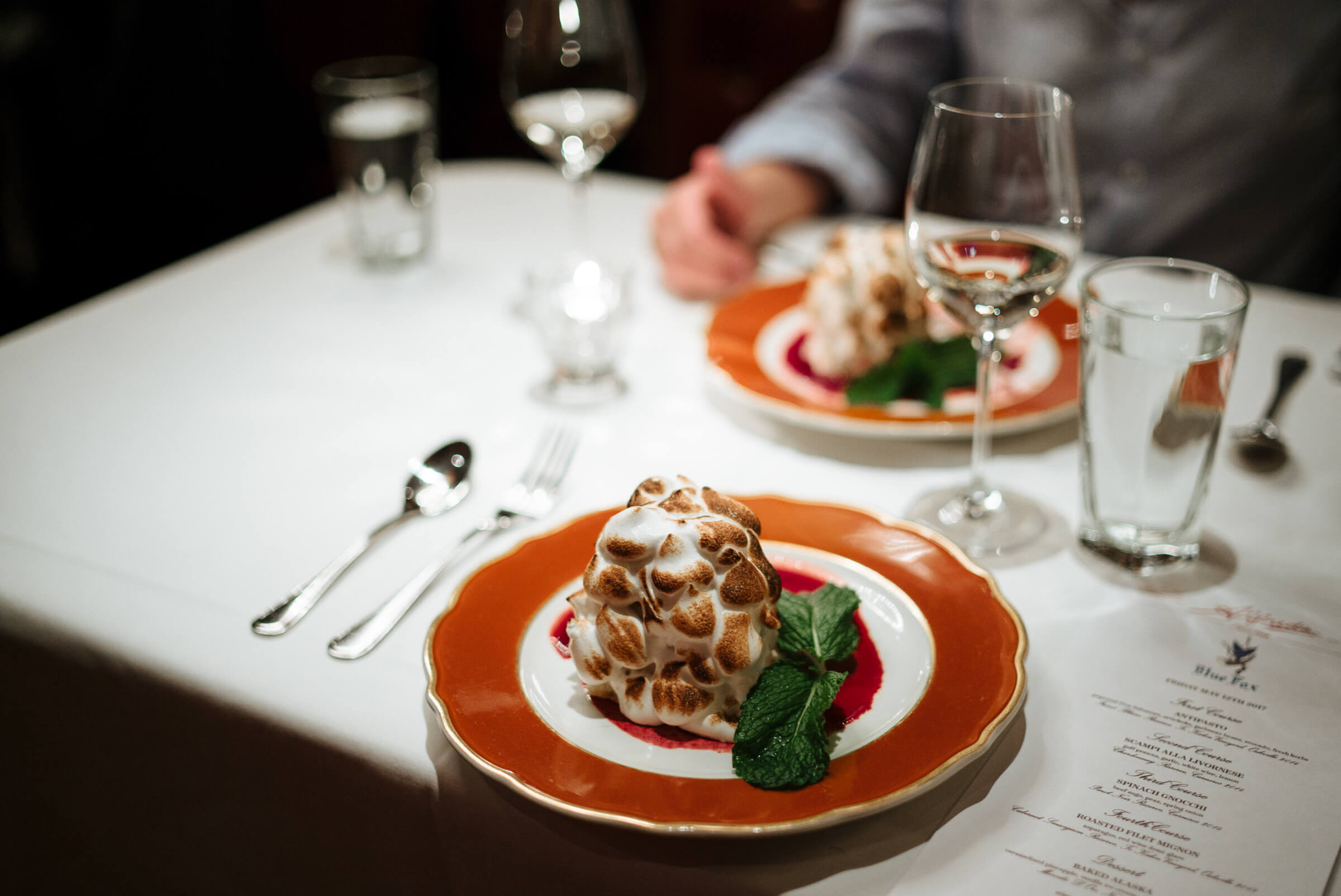 Baked Alaska at Blue Fox Alfredo's Dinner in San Francisco, The Taste Edit