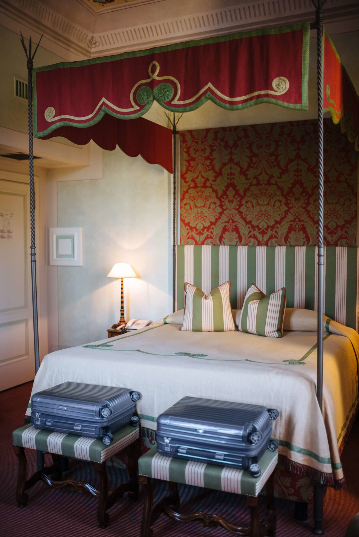 Canopy beds at Villa La Massa in Florence, The Taste Edit