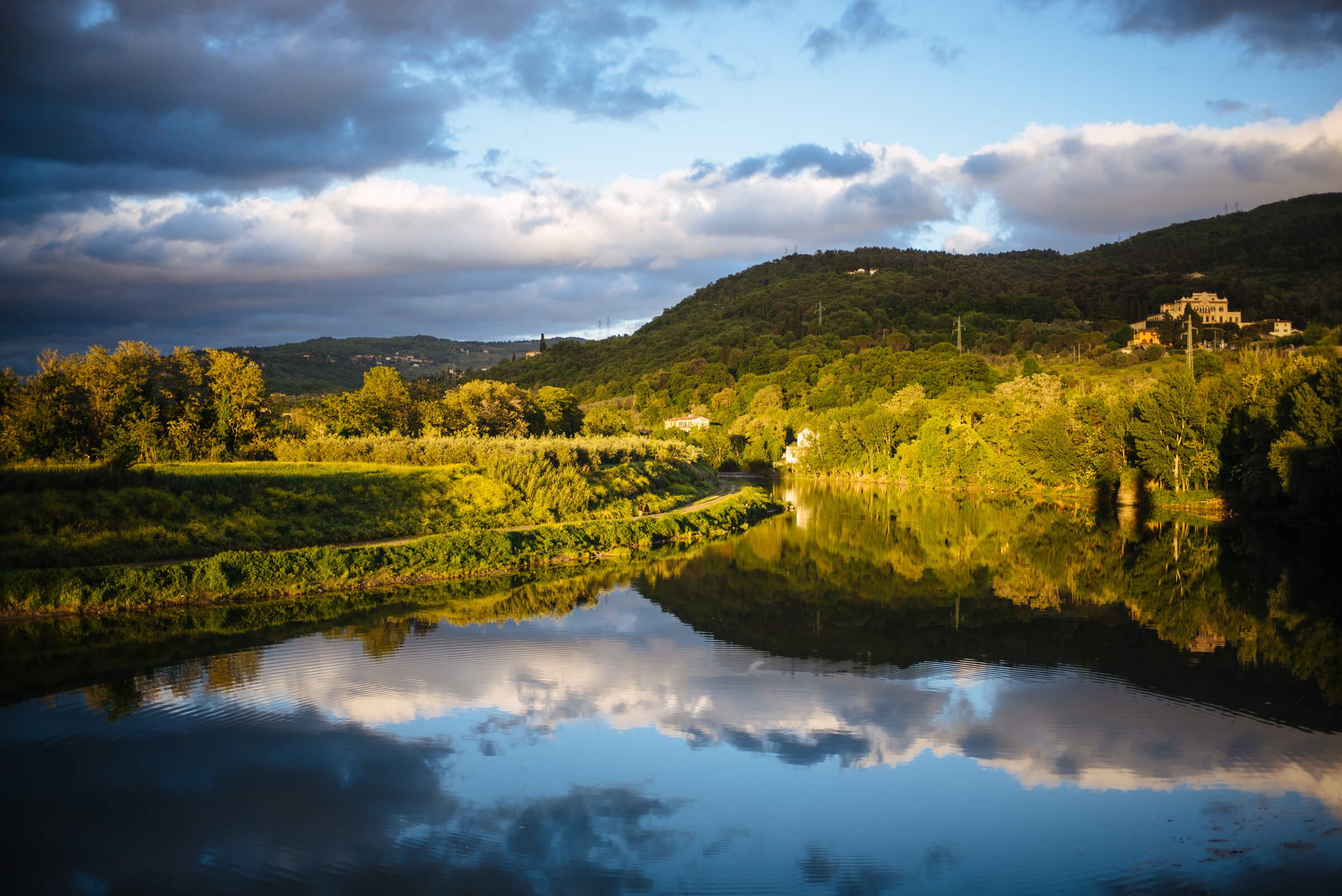 The Taste Edit gazes over the beautiful view of the Arno River from Villa La Massa in Florence